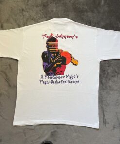 Vintage Style 90’s Magic Johnson “A Midsummer Night’s Game” Tshirt Sweatshirt Hoodie Crewneck Sweatshirt Pullover Reprinted Full Color Full Size Gifts for NBA Fans