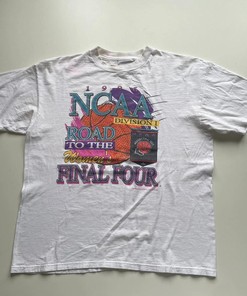 Vintage Style 90s NCAA Road To The Final Four Graphic T-Shirt Sweatshirt Hoodie Full Size Gifts For NCAA