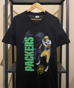 Vintage Style 90s NFL Green Bay Packers Tshirt Pullover Hoodie Crewneck Sweatshirt Reprinted Full Color Full Size Gifts For NFL Fans