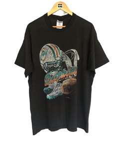 Vintage Style 90s NFL Miami Dolphins Tshirt Pullover Hoodie Crewneck Sweatshirt Reprinted Full Color Full Size Gifts For NFL Fans