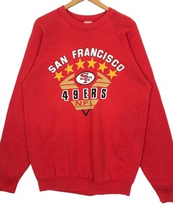 Vintage Style 90s NFL San Francisco 49Ers Tshirt Pullover Hoodie Crewneck Sweatshirt Reprinted Full Color Full Size Gifts For NFL Fans