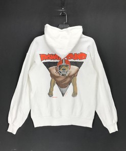 Vintage Style 90s NFL The Dawg Pound Big Logo Tshirt Pullover Hoodie Crewneck Sweatshirt Reprinted Full Color Full Size Gifts For NFL Fans