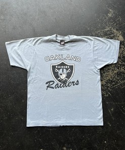 Vintage Style 90’s Oakland Raiders NFL Tshirt Pullover Hoodie Crewneck Sweatshirt Reprinted Full Color Full Size Gifts For NFL Fans