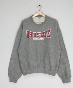 Vintage Style 90s Ohio State Buckeyes Ohio University T-Shirt Sweatshirt Pullover Hoodie Reprinted Full Color Full Size Gift For NCAA Fans