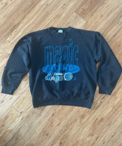 Vintage Style 90s Orlando Magic NBA Tshirt Hoodie Crewneck Sweatshirt Reprinted Full Color Full Size Gifts for NBA Fans