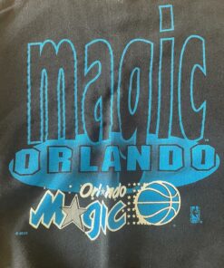 Vintage Style 90s Orlando Magic NBA Tshirt Hoodie Crewneck Sweatshirt Reprinted Full Color Full Size Gifts for NBA Fans