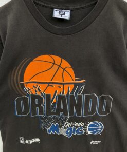 Vintage Style 90s Orlando Magic Tshirt Pullover Hoodie Crewneck Sweatshirt Reprinted Full Color Full Size Gifts for NBA Fans