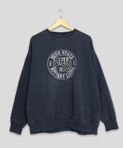Vintage Style 90s Penn State Nittany Lions NCAA T-Shirt Sweatshirt Pullover Hoodie Reprinted Full Color Full Size Gift For NCAA Fans