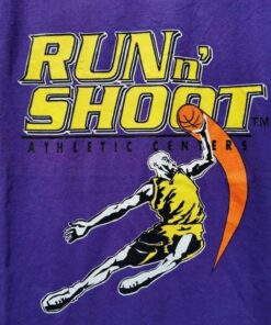 Vintage Style 90s Run N Shoot Basketball Tshirt Sweatshirt Hoodie Crewneck Sweatshirt Pullover Reprinted Full Color Full Size Gifts for NBA Fans