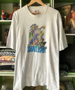 Vintage Style 90s Shaq O Neil NBA Tshirt Sweatshirt Hoodie Crewneck Sweatshirt Pullover Reprinted Full Color Full Size Gifts for NBA Fans