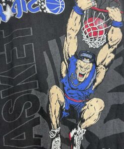 Vintage Style 90s Single Stitch Orlando Magic NBA Basketball Tshirt Hoodie Crewneck Sweatshirt Reprinted Full Color Full Size Gifts for NBA Fans