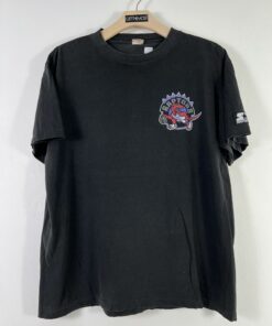 Vintage Style 90s Starter NBA Toronto Raptors Net Gain Tshirt Hoodie Crewneck Sweatshirt Reprinted Full Color Full Size Gifts for NBA Fans