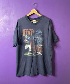 Vintage Style 90s Terrell Davis Superbowl Mvp Tshirt Pullover Hoodie Crewneck Sweatshirt Reprinted Full Color Full Size Gifts For NFL Fans