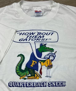 Vintage Style 90s Uf Florida Gators T-Shirt Sweatshirt Pullover Hoodie Reprinted Full Color Full Size Gift For NCAA Fans