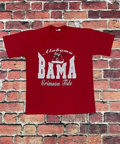 Vintage Style 90s University Of Alabama Crimson Tide Bama T-Shirt Sweatshirt Pullover Hoodie Reprinted Full Color Full Size Gift For NCAA Fans