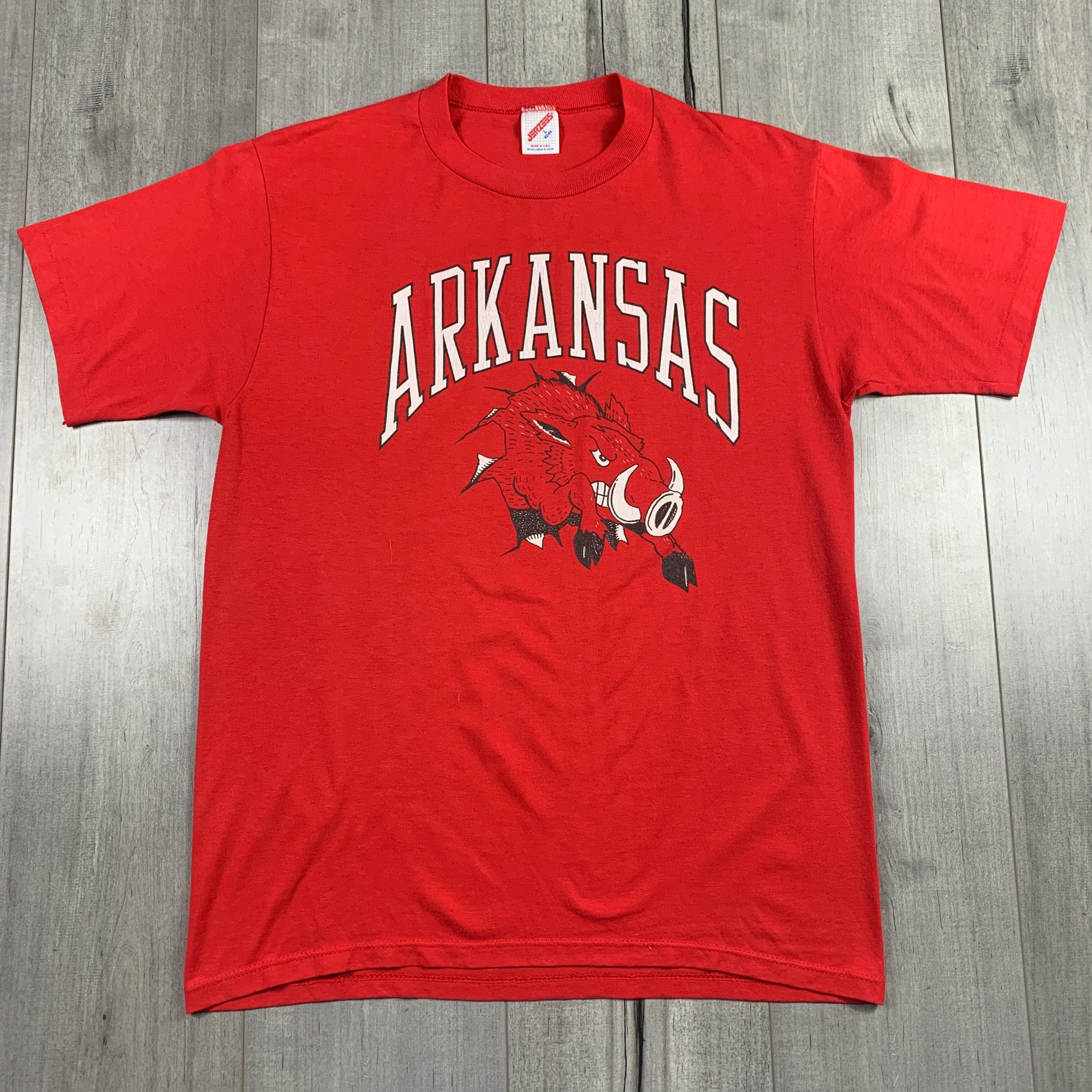Vintage Style 90s University Of Arkansas Razorbacks Airbrush Hoodie Sweatshirt Crewneck Sweatshirt Full Size - Image 2