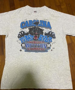 Vintage Style 96 Carolina Panthers Western Division Champions Tshirt Pullover Hoodie Crewneck Sweatshirt Reprinted Full Color Full Size Gifts For NFL Fans
