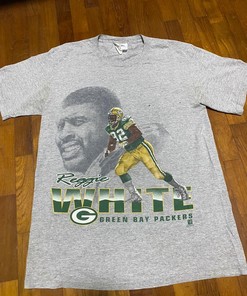 Vintage Style ‘96 Green Bay Packers Reggie Tshirt Pullover Hoodie Crewneck Sweatshirt Reprinted Full Color Full Size Gifts For NFL Fans