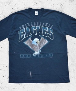 Vintage Style ‘96 Philadelphia Eagles Tshirt Pullover Hoodie Crewneck Sweatshirt Reprinted Full Color Full Size Gifts For NFL Fans