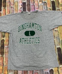 Vintage Style Binghamton University T-Shirt Sweatshirt Pullover Hoodie Reprinted Full Color Full Size Gift For NCAA Fans