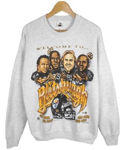 Vintage Style Blitz NFL Ovp Chad Levon Tshirt Pullover Hoodie Crewneck Sweatshirt Reprinted Full Color Full Size Gifts For NFL Fans