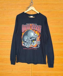 Vintage Style Buckeyes Ohio State University T-Shirt Sweatshirt Pullover Hoodie Reprinted Full Color Full Size Gift For NCAA Fans