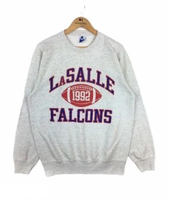 Vintage Style Champion La Salle Falcons Tshirt Pullover Hoodie Crewneck Sweatshirt Reprinted Full Color Full Size Gifts For NFL Fans