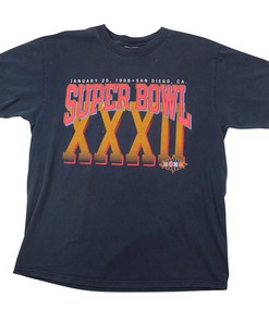 Vintage Style Champion Super Bowl Xxxii Graphic Tshirt Pullover Hoodie Crewneck Sweatshirt Reprinted Full Color Full Size Gifts For NFL Fans