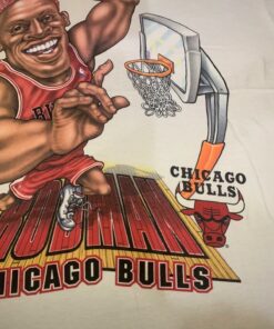 Vintage Style Chicago Bulls Tshirt Sweatshirt Hoodie Crewneck Sweatshirt Pullover Reprinted Full Color Full Size Gifts for NBA Fans