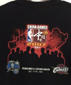Vintage Style China Games 2007 Tshirt Sweatshirt Hoodie Crewneck Sweatshirt Pullover Reprinted Full Color Full Size Gifts for NBA Fans