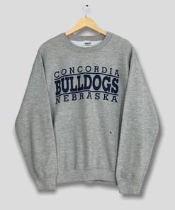 Vintage Style Concordia University Nebraska T-Shirt Sweatshirt Pullover Hoodie Reprinted Full Color Full Size Gift For NCAA Fans