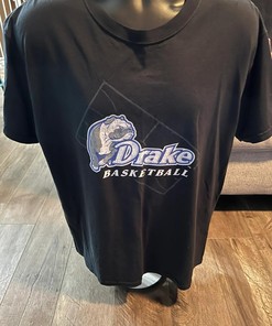 Vintage Style Drake University Basketball T-Shirt Sweatshirt Pullover Hoodie Reprinted Full Color Full Size Gift For NCAA Fans