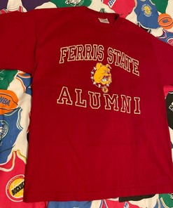 Vintage Style Ferris State Alumni T-Shirt Sweatshirt Full Size Gifts For Fans