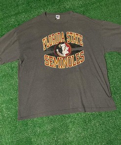 Vintage Style Florida State Seminoles T-Shirt Sweatshirt Pullover Hoodie Reprinted Full Color Full Size Gift For NCAA Fans