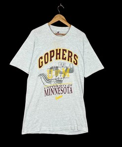 Vintage Style Gophers University Of Minnesota Single Stitch T-Shirt Sweatshirt Pullover Hoodie Reprinted Full Color Full Size Gift For NCAA Fans