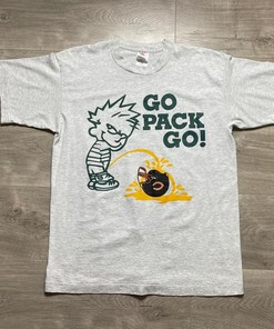 Vintage Style Green Bay Packers 90s Single Stitch Tshirt Pullover Hoodie Crewneck Sweatshirt Reprinted Full Color Full Size Gifts For NFL Fans