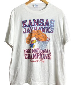 Vintage Style Kansas Jayhawks 1988 National Basketball Champion T-Shirt Sweatshirt Hoodie Full Size Gifts For Fans