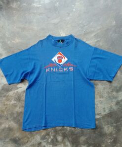 Vintage Style Knicks Tshirt Hoodie Crewneck Sweatshirt Reprinted Full Color Full Size Gifts for NBA Fans