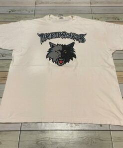 Vintage Style Minnesota Timberwolves NBA Prosport Tshirt Sweatshirt Hoodie Crewneck Sweatshirt Pullover Reprinted Full Color Full Size Gifts for NBA Fans