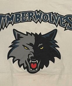 Vintage Style Minnesota Timberwolves NBA Prosport Tshirt Sweatshirt Hoodie Crewneck Sweatshirt Pullover Reprinted Full Color Full Size Gifts for NBA Fans
