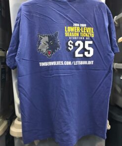Vintage Style Minnesota Timberwolves NBA Team Tshirt Sweatshirt Hoodie Crewneck Sweatshirt Pullover Reprinted Full Color Full Size Gifts for NBA Fans