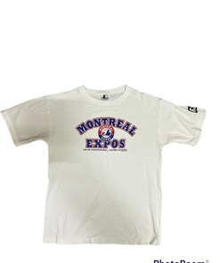 Vintage Style Montreal Expos Tshirt Pullover Hoodie Crewneck Sweatshirt Reprinted Full Color Full Size Gifts For NFL Fans