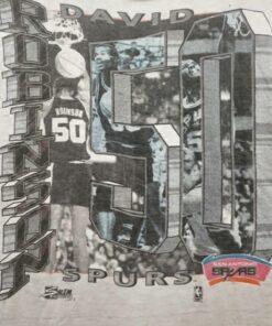 Vintage Style NBA David Robinson Tshirt Sweatshirt Hoodie Crewneck Sweatshirt Pullover Reprinted Full Color Full Size Gifts for NBA Fans