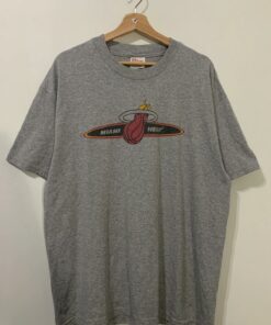 Vintage Style NBA Miami Heat Tshirt Pullover Hoodie Crewneck Sweatshirt Reprinted Full Color Full Size Gifts for NBA Fans