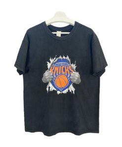 Vintage Style NBA New York Knicks Team Tshirt Sweatshirt Hoodie Crewneck Sweatshirt Pullover Reprinted Full Color Full Size Gifts for NBA Fans