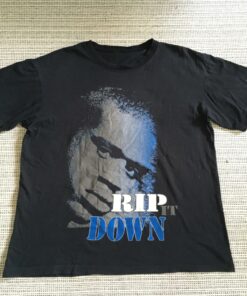Vintage Style NBA Shaq Rip It Down Big Tshirt Hoodie Crewneck Sweatshirt Reprinted Full Color Full Size Gifts for NBA Fans