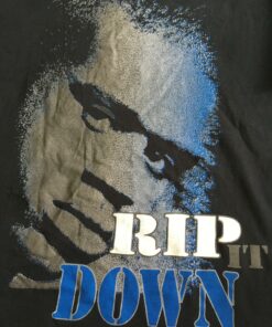 Vintage Style NBA Shaq Rip It Down Big Tshirt Hoodie Crewneck Sweatshirt Reprinted Full Color Full Size Gifts for NBA Fans