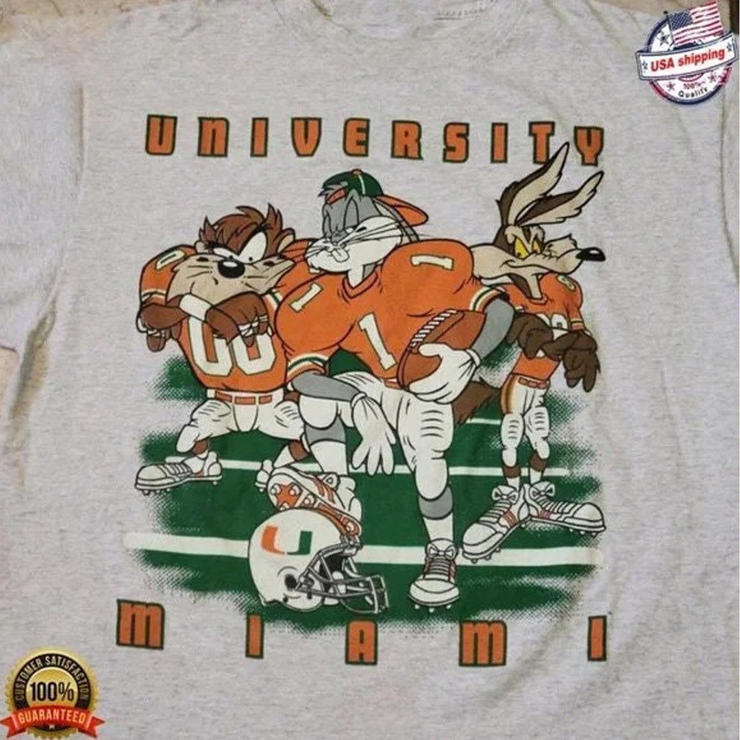 Vintage Style NCAA Miami Hurricanes Mascot Logo Shirt, Miami Hurricanes Shirt, University of Miami, NCAA Shirt, Vintage Shirt, Unisex Tshirt
