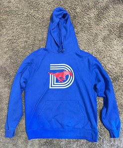 Vintage Style NCAA Smu Mustangs Triple D Hoodie 00s T-Shirt Sweatshirt Pullover Hoodie Reprinted Full Color Full Size Gift For NCAA Fans