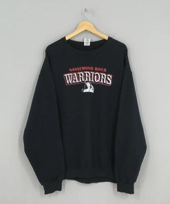 Vintage Style Nansemond River Warriors T-Shirt Sweatshirt Pullover Hoodie Reprinted Full Color Full Size Gift For NCAA Fans